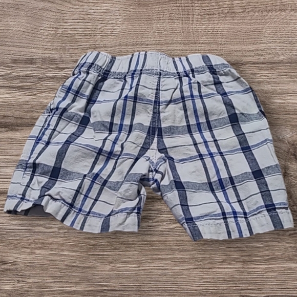 LITTLE BOY'S JUMPING BEANS PLAID SHORTS - Picture 4 of 4